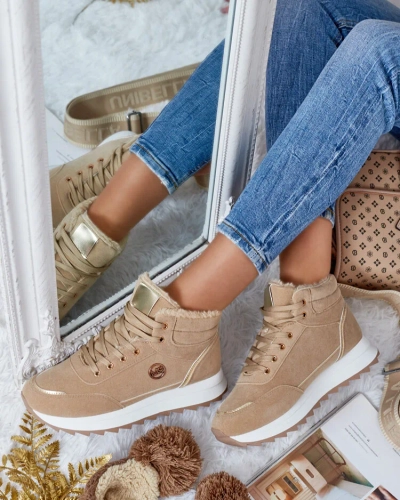 Royalfashion Baskets chauffantes pour femme avec fourrure Casill