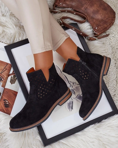 Royalfashion Bottes Rito pour femme marron clair