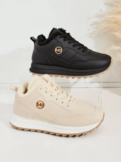 Royalfashion Baskets chauffantes pour femme avec fourrure Casot