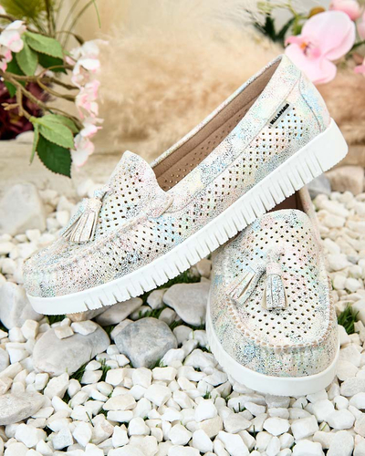 Royalfashion Mocassins ajourés pour femme Molaffa
