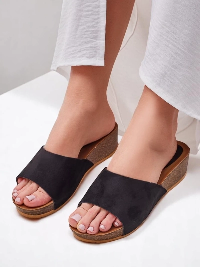 Sandales compensées basses Royalfashion pour femmes Maderas