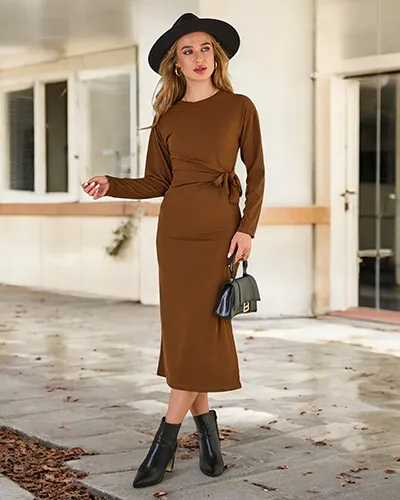 Royalfashion Robe midi femme