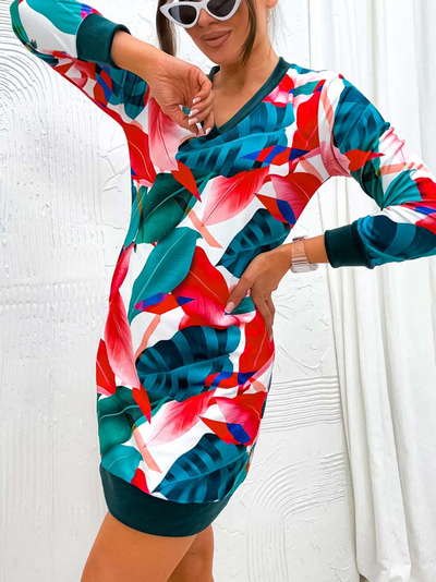 Royalfashion Mini robe femme avec motif original