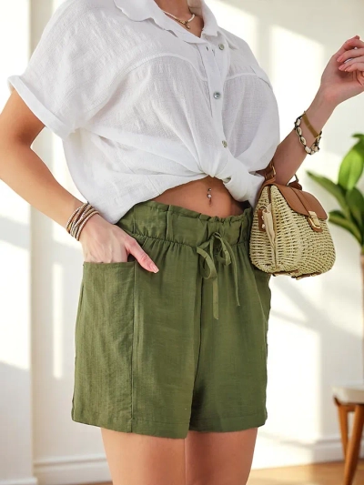 Royalfashion Shorts en viscose pour femmes