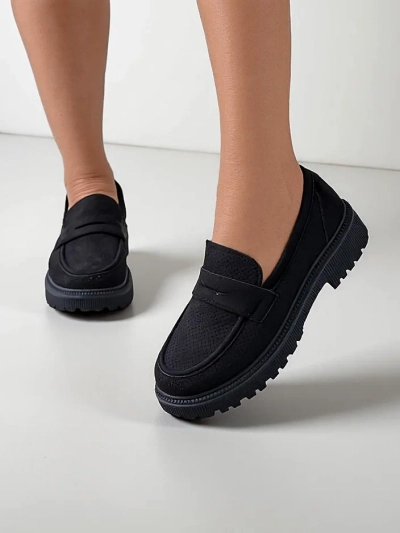 Mocassins en éco daim Royalfashion pour femmes Dunes