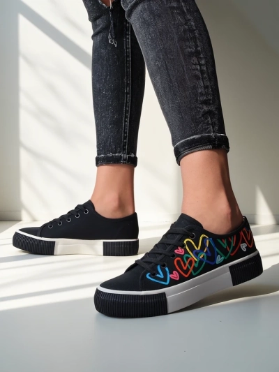 Baskets Royalfashion pour femmes avec impression Sercess