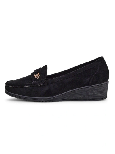 Mocassins pour femmes Royalfashion sur une semelle compensée basse Polefle