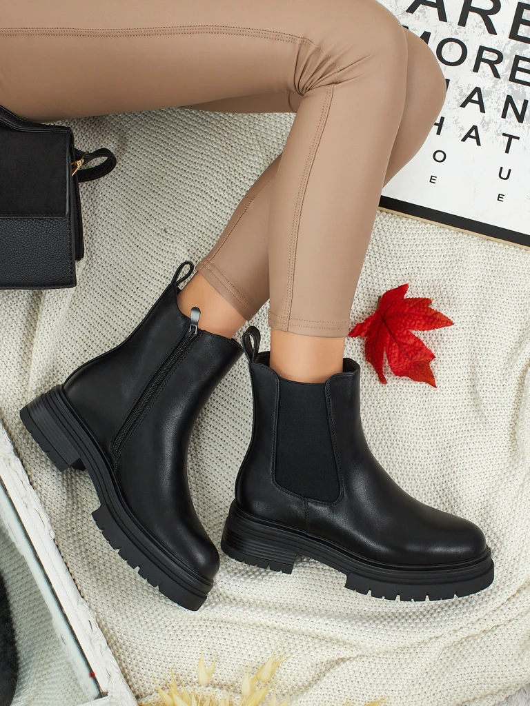 Bottines pour femmes en cuir écologique Solmira