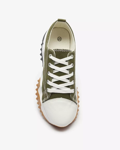 OUTLET Baskets sport vertes à plateforme Nacarry pour femme - Chaussures