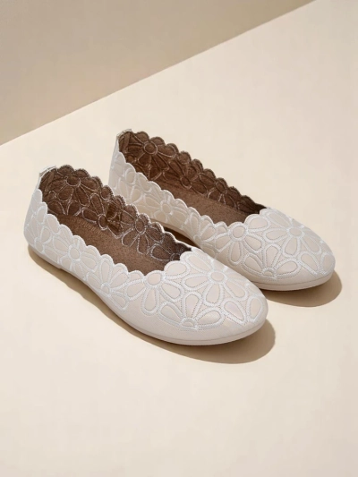 Royalfashion Ballerines florales pour femmes Magerro