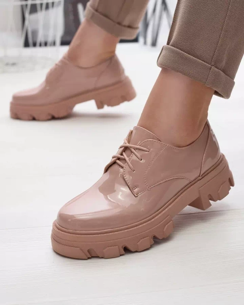 Demi-pointes laquées roses pour femme Delgor- Footwear