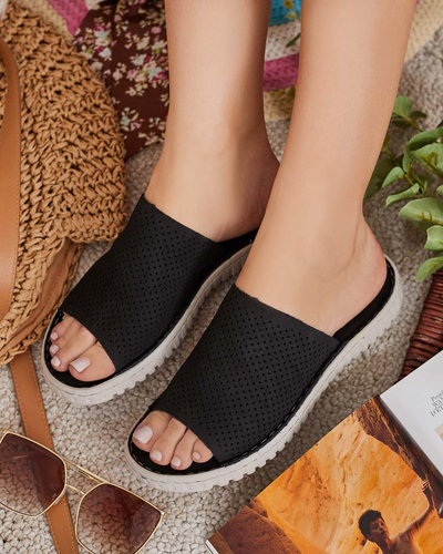 Royalfashion Tongs ajourées pour femme Ererra