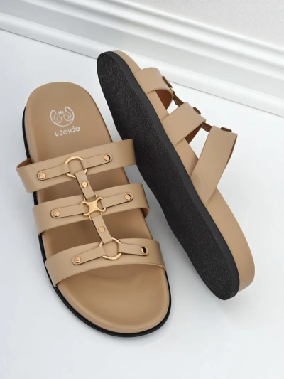 Royalfashion Claquettes pour femmes de style romain Roma