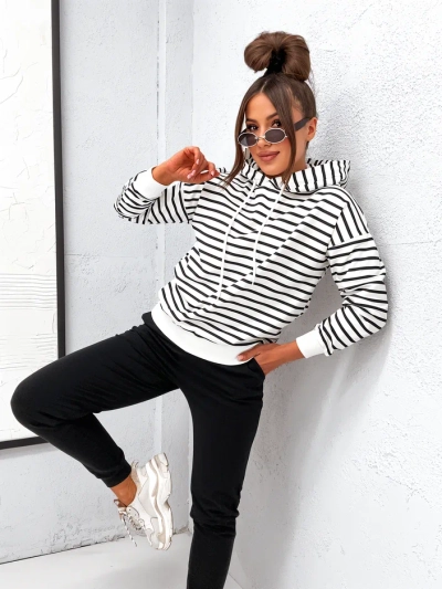 Ensemble de survêtement rayé Royalfashion pour femmes