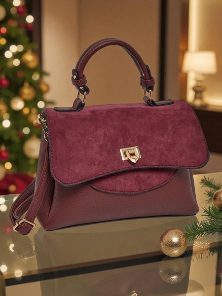 Petit sac à main pour femmes en cuir écologique Aurella