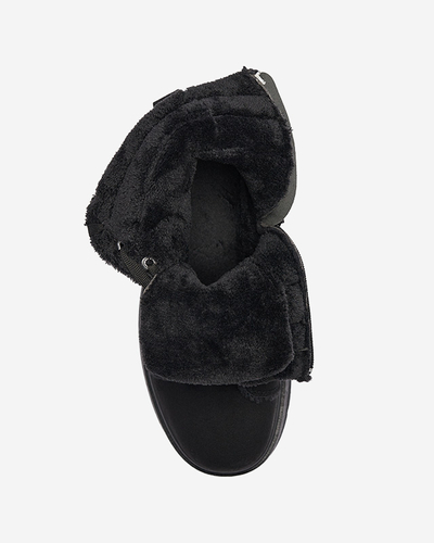 Bottes de trappeur isolées pour femmes en colozre noir Tivica - Footwear
