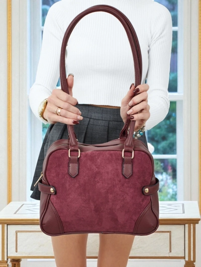 Sac à main shopper pour femme en cuir écologique Erelle