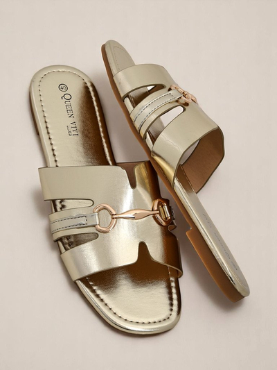 Mules plates Royalfashion pour femme Lina