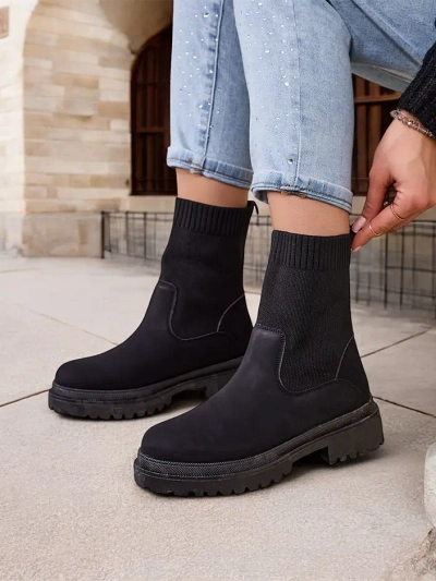 Bottines à enfiler pour femmes Royalfashion Dorino