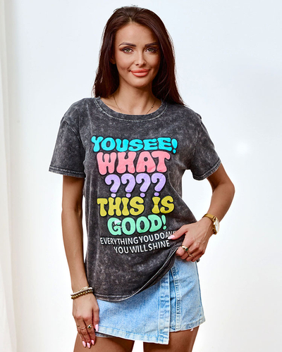 Royalfashion T-shirt imprimé pour femme