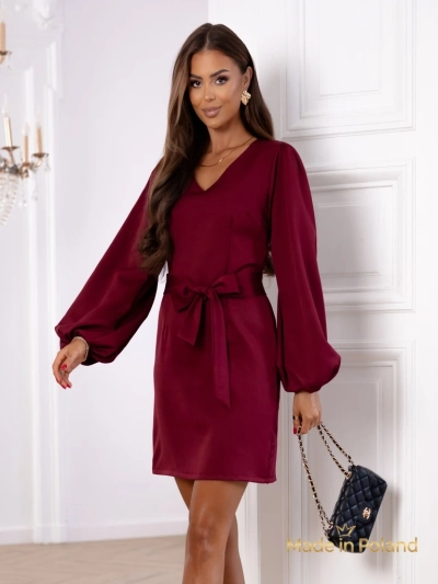 Robe courte pour femmes avec ceinture Bella Vica