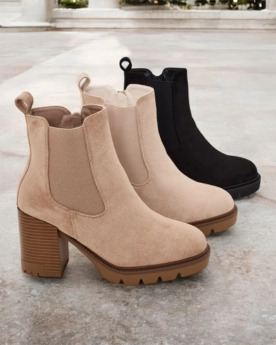 Royalfashion Bottes à talon aiguille Timoxo pour femme