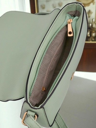 Royalfashion Petit sac à main pour femme en cuir écologique Moderno Viva