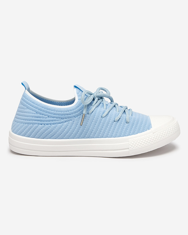 OUTLET Baskets rayées bleues pour femme Manfer- Footwear