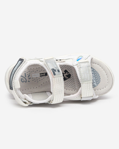 Sandales blanches pour enfants avec patchs Berigi - Footwear
