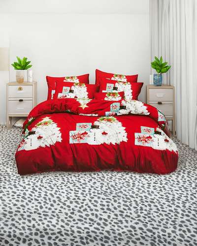 Royalfashion Literie à motifs 200x220 set de 3-PARTIES