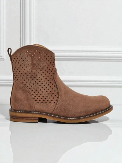 Royalfashion Bottines ajourées pour femmes Toffas