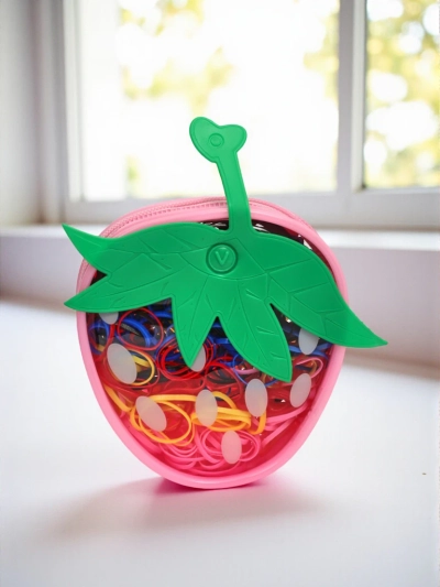 Royalfashion Élastiques en silicone multicolores Fraise