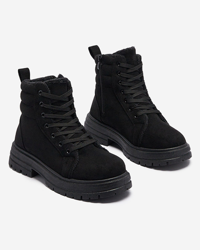 Bottes de trappeur isolées pour femmes en colozre noir Tivica - Footwear