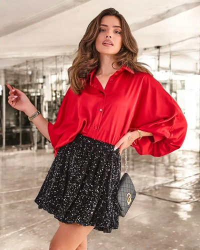 Jupe courte pour femmes de Royalfashion avec paillettes