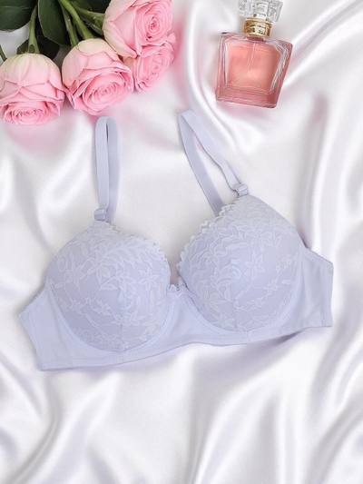 Royalfashion Soutien-gorge rembourré femme avec dentelle Elegance Lace