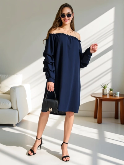 Robe femme Royalfashion Smooth à la espagnole avec volants
