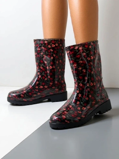 Bottes en caoutchouc pour femmes Royalfashion à motif floral Rowess