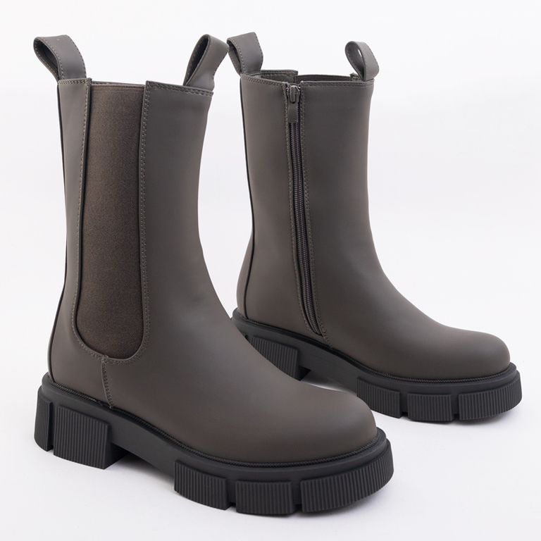 OUTLET Bottines Opiu-Footwear vert mat