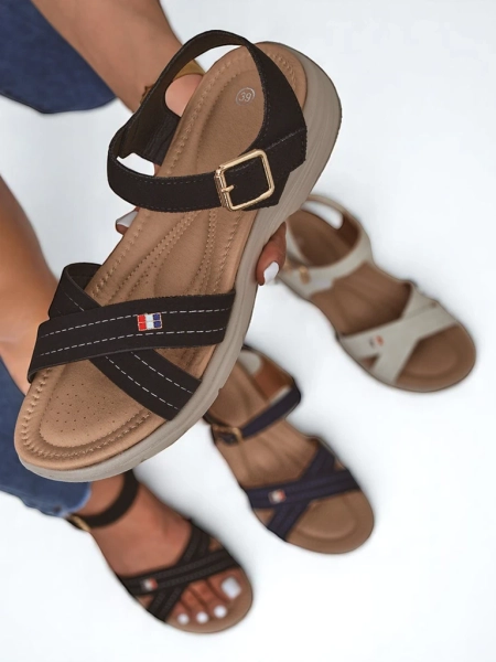 Royalfashion Sandales plates pour femmes Nirras