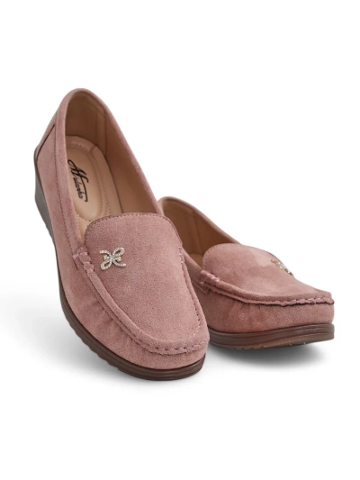 Royalfashion Mocassins pour femmes sur un petit talon Lomman