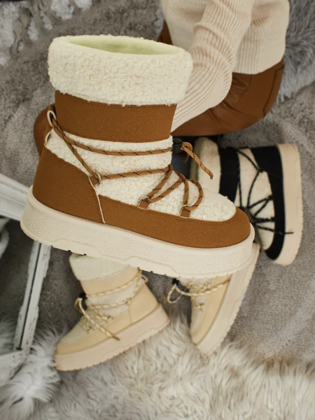 Bottes imitation bottes de neige pour femmes Quill Haven