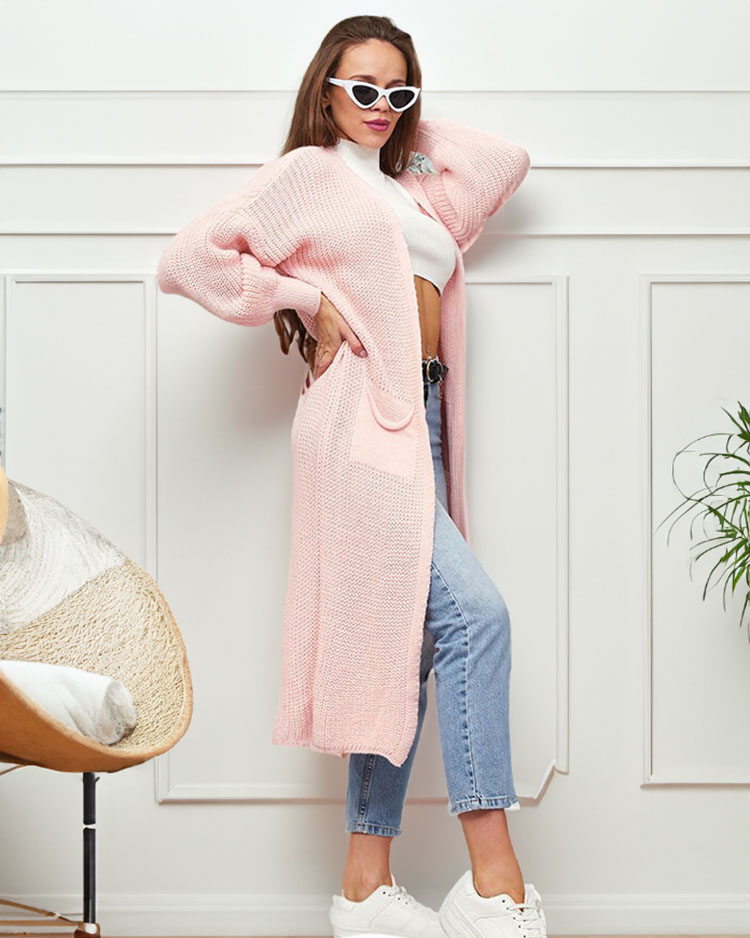 Royalfashion Pull-over rose pour femme