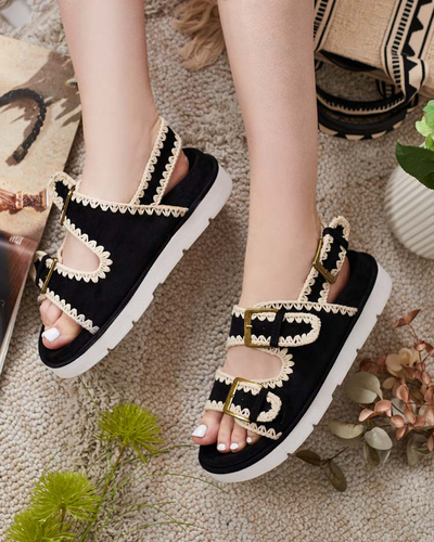 Royalfashion Sandales en daim Lunnay eko pour femme