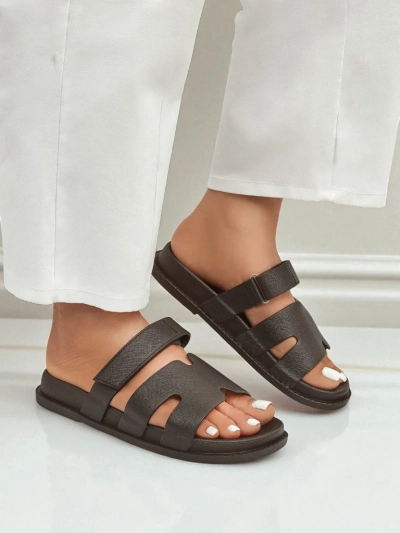 Mules en éco-cuir pour femmes Royalfashion ReppiFlex