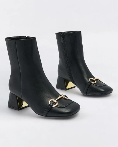 Royalfashion Bottes basses à talon aiguille pour femmes Referra