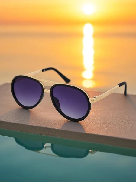 Royalfashion Lunettes de soleil oversize style papillon Muse