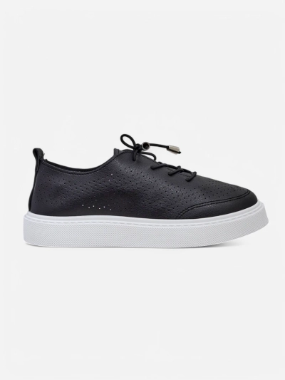 Royalfashion Chaussures de sport à lacets perforées pour femmes Vaned