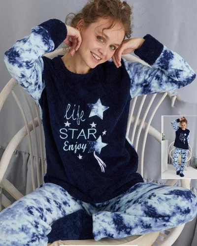 Pyjamas Royalfashion pour femmes à la manière de la polaire Life Star Enjoy