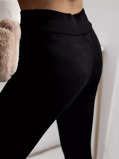 Leggings noirs chauffants pour femmes- Vêtements