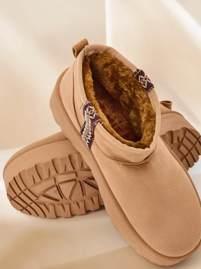 Royalfashion Bottes de neige courtes pour femmes Haluzi